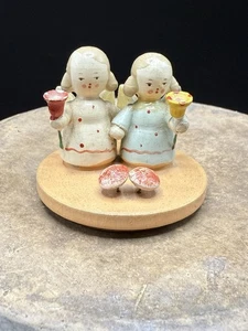 Wendt & Kühn Erzgebirge Holz Miniatur Engel Figuren Made in Germany - Bild 1 von 6