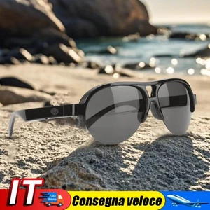 144 Languages Translation Glasses Waterproof Open Ear Sunglasses for Men & Women - Photo 1/12