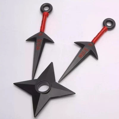 MARKENLOS Naruto Ninja Kunai Leaf Village Throwing Yondaime 4th Knife Cosplay Spielzeug