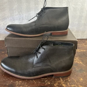 Florsheim Blaze Black Leather Chukka Boot Size 12D 15085 - Picture 1 of 6