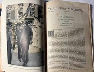 1919 Rare Scribners Magazine First Edition Edith Wharton’s In Morocco Rabat Sale - Foto 1 di 11
