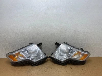 2007 2008 2009 2010 Ford Edge Headlights Left+Right Side Halogen T5396 DW - Image 1 of 4