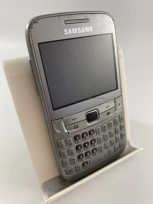 Samsung GT-S3570 Chat 357 Silver Unlocked 3G QWERTY Mobile Phone Incomplete - Image 1 of 4