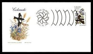 Mayfairstamps US FDC 1982 Colorado State Bird and Flower First Day Cover aau_273 - Picture 1 of 2