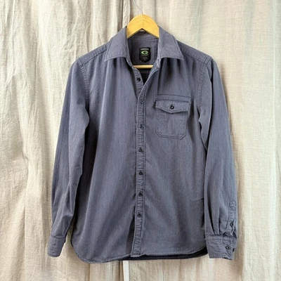 Ferrari Green Label Shirt Mens MED Blue Pinstripe Long Sleeve Ferrari Buttons - Image 1 of 4