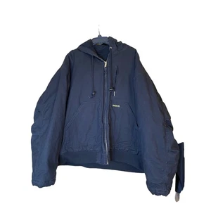 Walls Men's Heavy Duty Insulated Work Wear Coat in Black. Size 3XL  - Picture 1 of 7