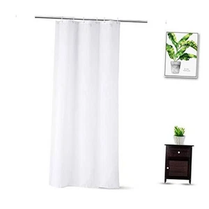 36x72 Shower Curtain Liner, Water Repellent Small Stall/36"W X 72"H'' White - Picture 1 of 6