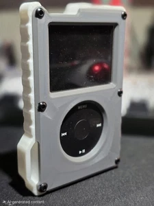 ipod 5th generation 80gb-Thick- Case Grey& White - Picture 1 of 3