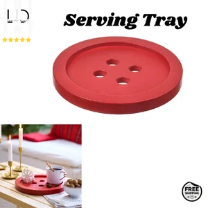 IKEA VINTERFINT Bandeja para Servir Ligera Roja Plástico Cocina y Fiesta Bandeja Nueva - Imagen 1 de 3