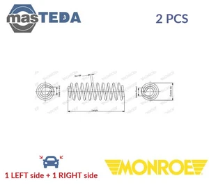 SP3482 COIL SPRING PAIR SET REAR MONROE 2PCS FOR BMW 3,E91,E92 3L,2L,2.5L,1.6L - Picture 1 of 5