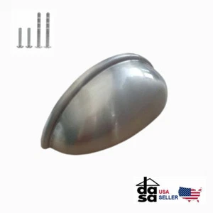 Gebürstetes Nickel Mülleimer Tasse Zugschrank Schrank Hardware CC3" 25er-Pack - Bild 1 von 1