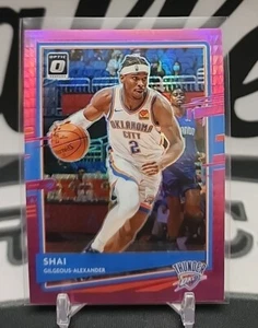 2020-21 Donruss Optic Shai Gilgeous-Alexander Pink Hyper Prizm #143 Thunder - Picture 1 of 2