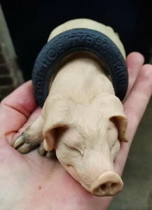 Piggin Tired Handmade Pig Collectables by David Corbridge Vintage 1993 - Bild 1 von 10