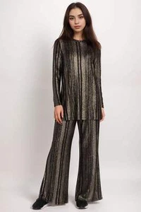 Johnny Was Jade Black Jenna Metallic Easy Hose L61724-O - Bild 1 von 10
