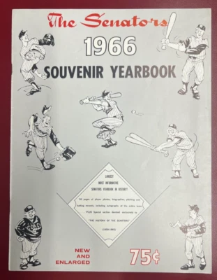 1966 Washington Senators VTG Team Souvenir Year Book MLB Reichert/Howard NICE! - Image 1 of 3
