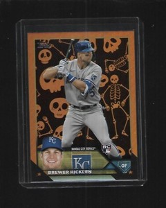 2023 Topps Update BREWER HICKLEN Skeleton Foil #d 48/50 - KANSAS CITY ROYALS