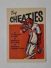 1960 Leaf Foney Ads - Try Cheaties Card #61  Vintage Trading Cards EX-NM