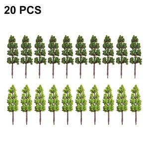 Beautiful Handmade 1 200 Scale Green Trees for Scenery Train Model Layout