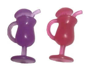 Barbie Puppe Getränk Zubehör Tropical Cocktail Stroh Regenschirm EUC!! - Bild 1 von 2
