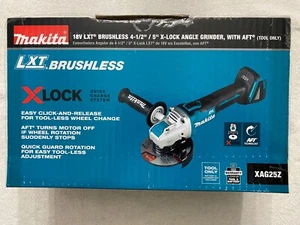 New Makita XAG25Z 18V 18 Volt LXT 4.5" / 5" Brushless X-Lock Grinder (NIB) - Picture 1 of 5