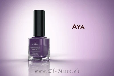 Nagellack Aya Lila 13ml - El Nabil Nail Polish Halal für Frauen Helal Abdest