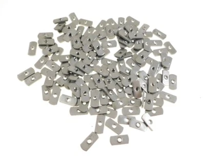BUCKEYE FASTENER 100 Pack 1/4-20 Spot Weld Nuts - Double Tab - ND 2118