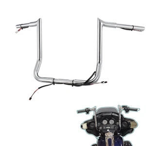 Manillar precableado Street Electra Glide Ape Hanger para 16-23 Ultra Limited 14 pulgadas - Imagen 1 de 7