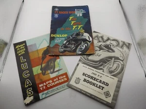 1959 ISLE OF MAN TT PROGRAMME & MAP & RACECARD - Picture 1 of 1