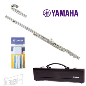 Yamaha YFL-222-CH gebogener Kopf verbesserte Studentenflöte - gebraucht / NEUWERTIG - Bild 1 von 5