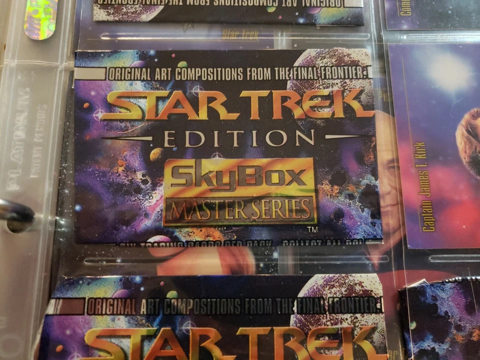 Star Trek Edition Master Séries 1993 Skybox 90 Card Set +5 Spectra Cards S1-S5 - Image 1 of 4