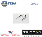 8150 10124 Brake Hose Line Pipe Front Triscan 2Pcs New Oe Replacement