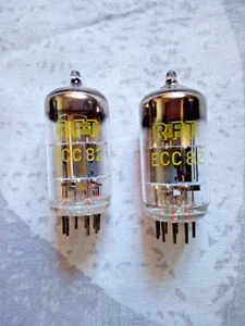 ECC82 / 12AU7 RFT Tubes NOS Tested Matched Pair - Picture 1 of 2