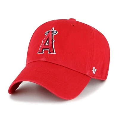47 Brand Los Angeles Angels MLB Ocean Drive Hat! Dad Fit Adjustable Red Baseball - Image 1 of 2