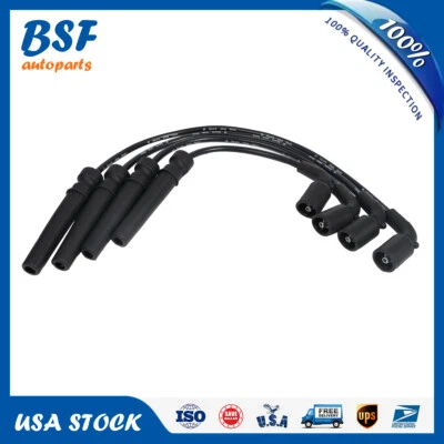 Juego de cables de bujía de actualización para Chevrolet Aveo 2004-2008 Pontiac Daewoo L4 1,6 L Foto 1 de 4