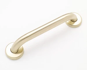 1.25" Diameter Brushed Brass Grab Bar - Picture 1 of 4