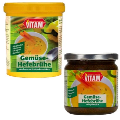 Caldo de Levadura Verdura - VITAM, Sopa y para Refinar, 1kg o 500g (25,98€/kg) - Imagen 1 de 3