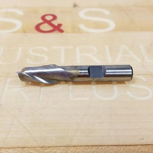 2 Flute 7/16" Diameter SE End Mill, 3/8" Shank Diameter, 2-1/2" Overall Length - Picture 1 of 4