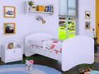 Jugendbett Kinderbett mit einer Schublade und Matratze 140/160/180/190 ||Wei|| 