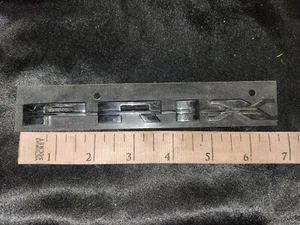 Logo new emblem Hood Gate Name chrome adhesive PRIX - Picture 1 of 2