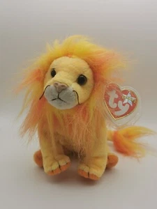 Ty Beanie Babies Bushy The Lion With Tags Retired 2000 Vintage Y2K  - Picture 1 of 8
