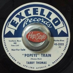 45Re✦TABBY THOMAS✦"Popeye Train/He's Got The Whole World ..." Great R&B Dancers♫ - Imagen 1 de 1