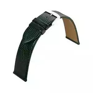 Watch Strap Lizard Eidechsenleder Green From Eulit - 18 mm - Replacement - Picture 1 of 1