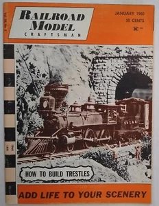 Model Railroad Craftsman January 1960 Vintage Magazine Railroad Modeling - Bild 1 von 2
