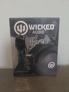 Wicked Audio Reverb schwarz WI-8200 ~ Kopfhörer in voller Größe - Bild 1 von 8
