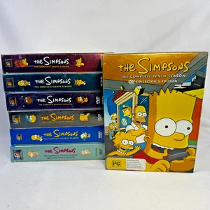 The Simpsons DVD Collectors Edition Seasons 2,4, 6-10 Complete Sets PAL Region 4 - Picture 1 of 18