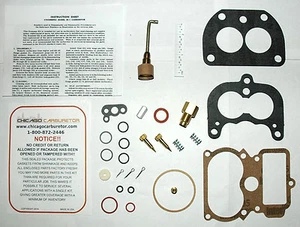 1939 CARBURETOR KIT STROMBERG 8-30 EE-1 MODEL 2 BARREL LAFAYETTE - NEW - Picture 1 of 1