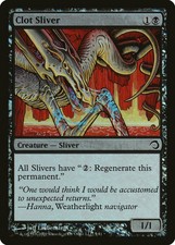 Clot Sliver FOIL Premium Deck Series: Slivers HEAVILY PLD Common CARD ABUGames
