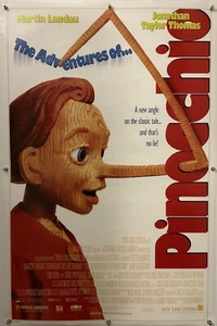THE ADVENTURES OF PINOCCHIO Original One Sheet Movie Poster - 1996 - Bild 1 von 6