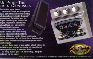 1997 Uni-Vibe Jim Dunlop Electronics Switches PRINT AD Unique Gift Idea (2754) - Picture 1 of 1