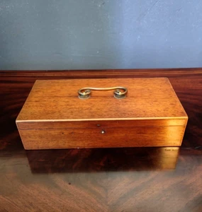 Caja Biedermeier caja caoba joyero antiguo madera - Imagen 1 de 7